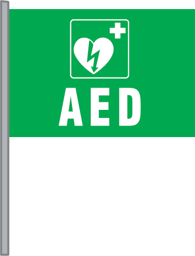پرچم AED